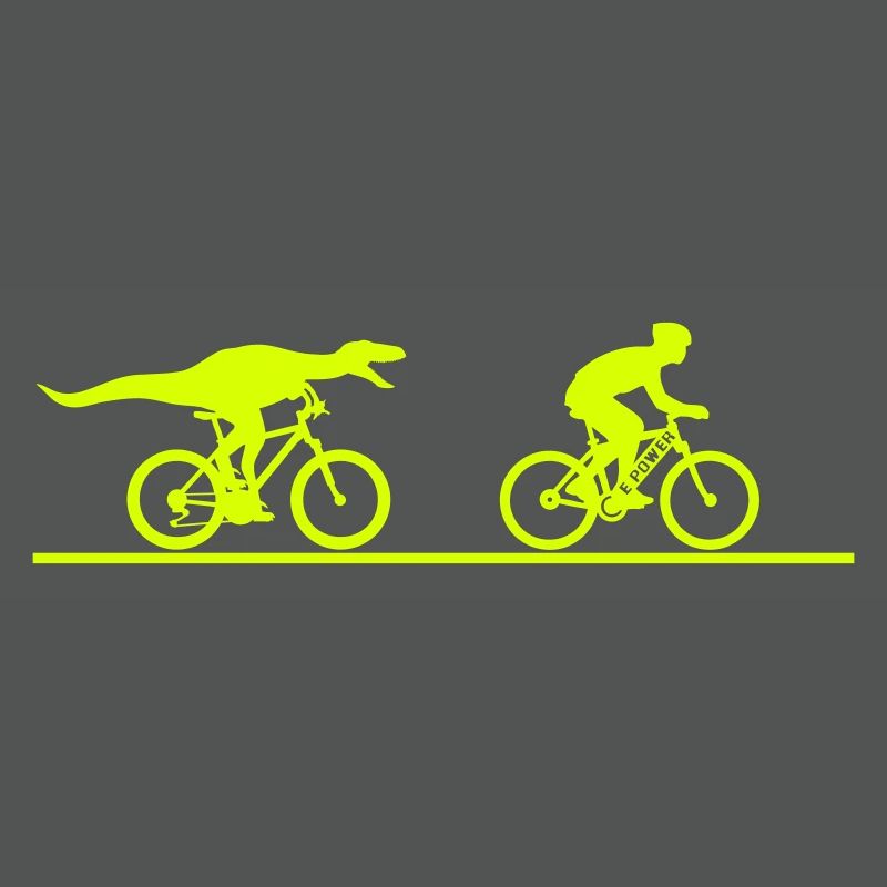 E Biker versus Velociraptor