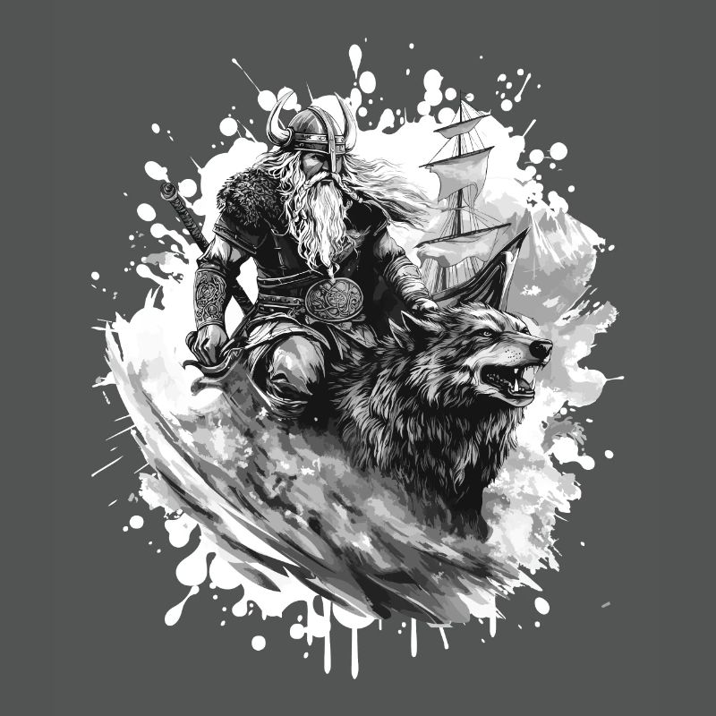 Wikinger Wolf Krieger Valhalla