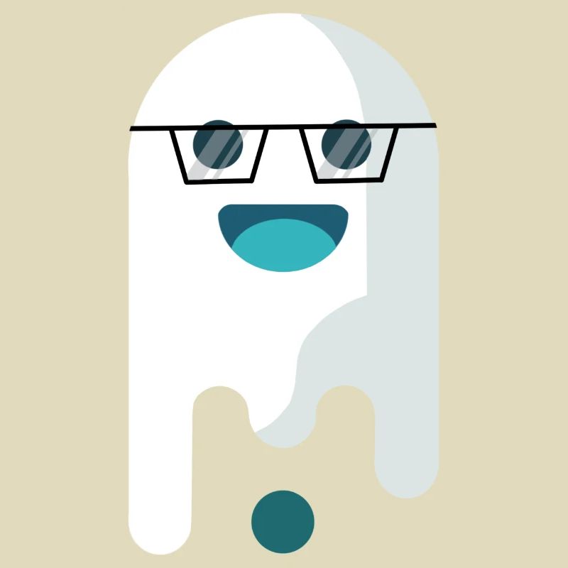 Ghosty mit Brille