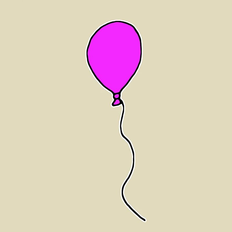 Pinker Luftballon