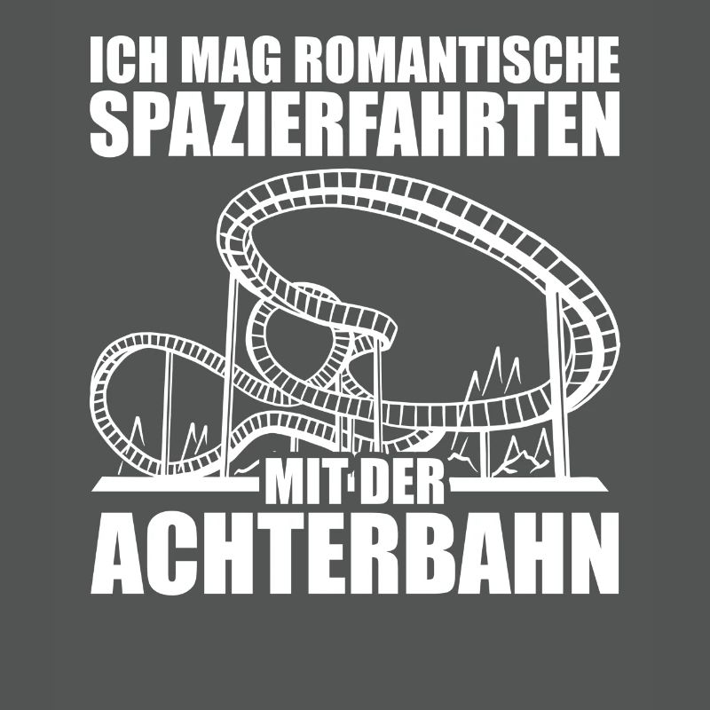 Mit der Achterbahn Freizeitpark Rollercoaster