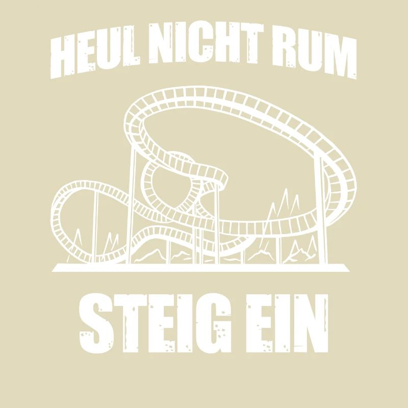 Steig ein Freizeitpark Rollercoaster Achterbahn