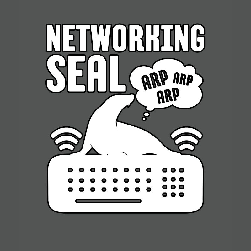 Networking Seal for IT Tech Job System Network