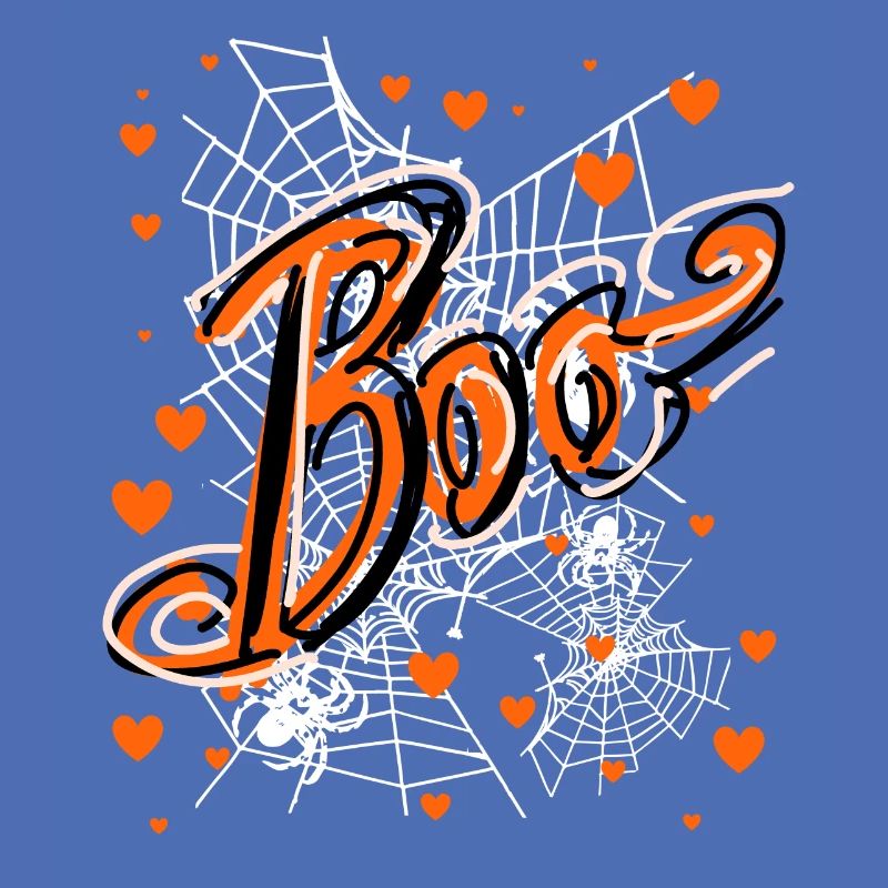 Boo,halloween,graffiti,spider web,spider web