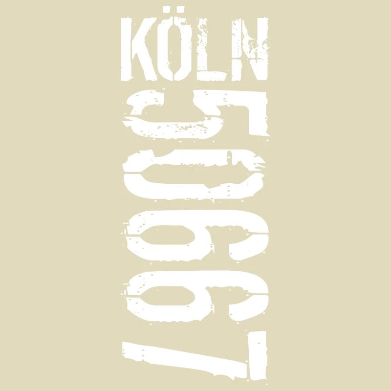 Cologne Postcode 50667 | White