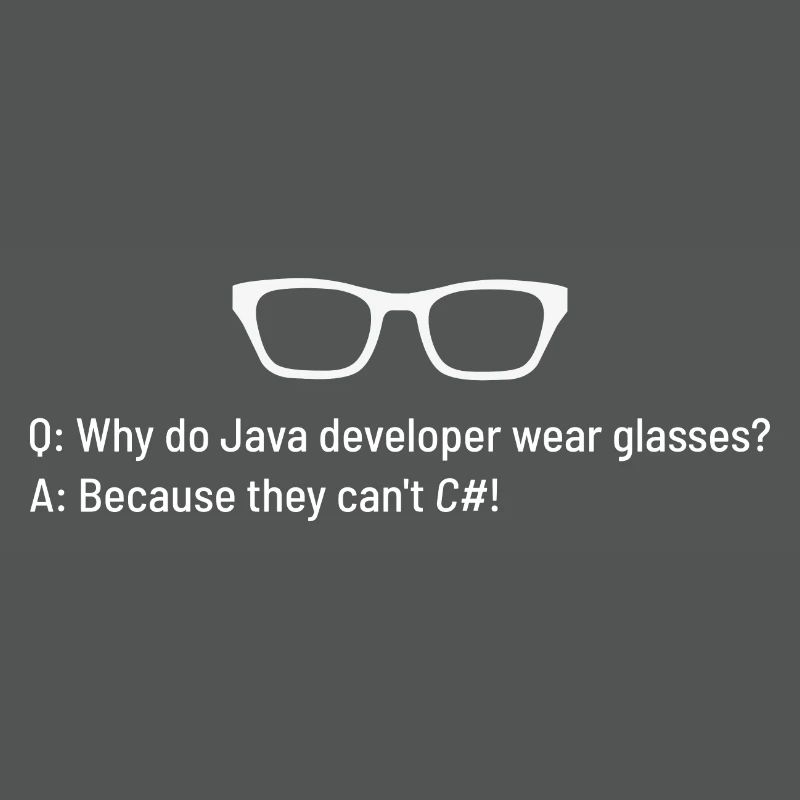 Pourquoi les programmeurs Java portent-ils des lunettes ?
