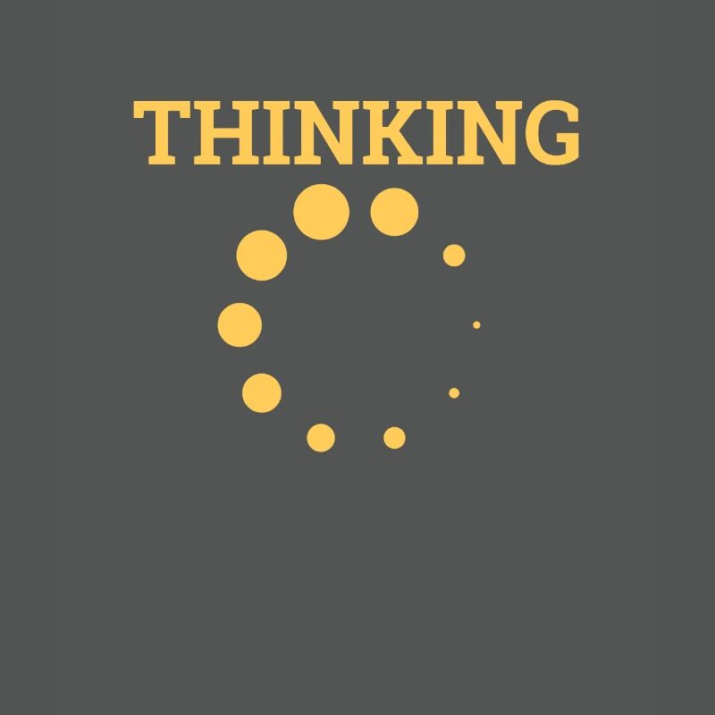 "Thinking" | Computer, Computer Science, Geek