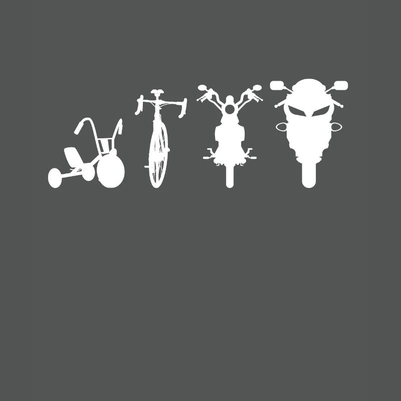 Motorrad Evolution Motorradfahrer Roller Geschenk
