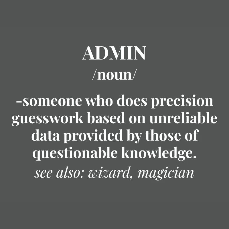 Admin Administrator Informatik Computer