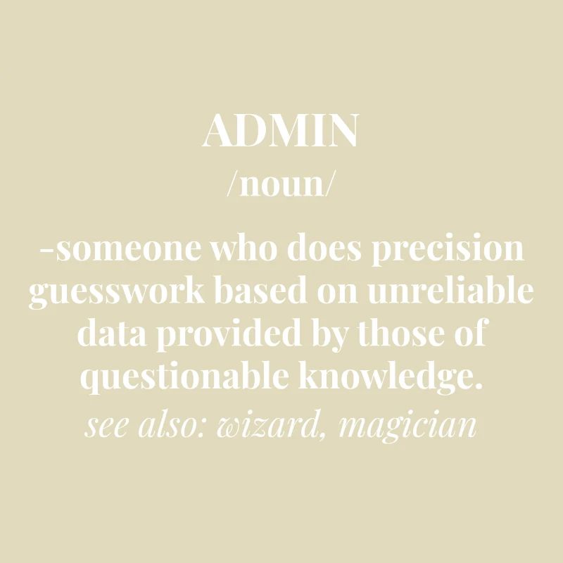 Admin Administrator Informatik Computer