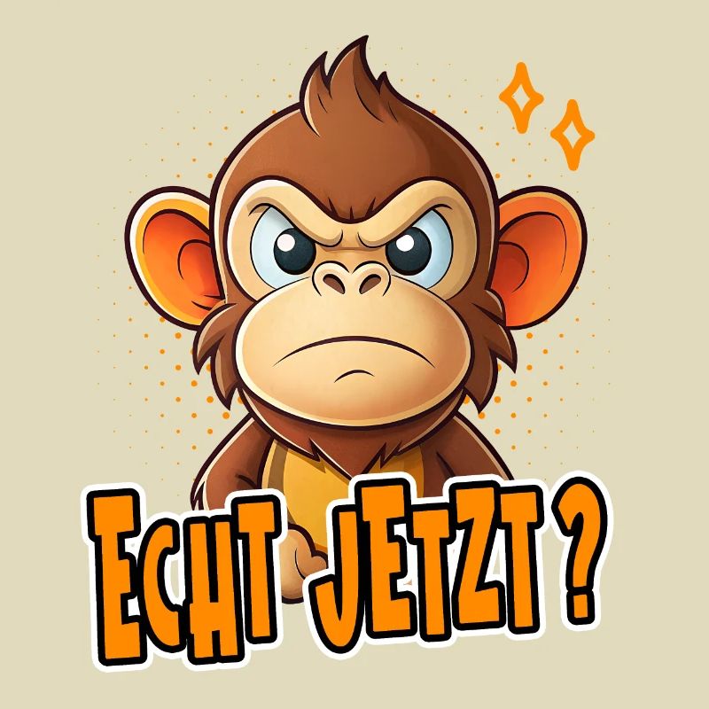 Vraiment? Conception de singe drôle