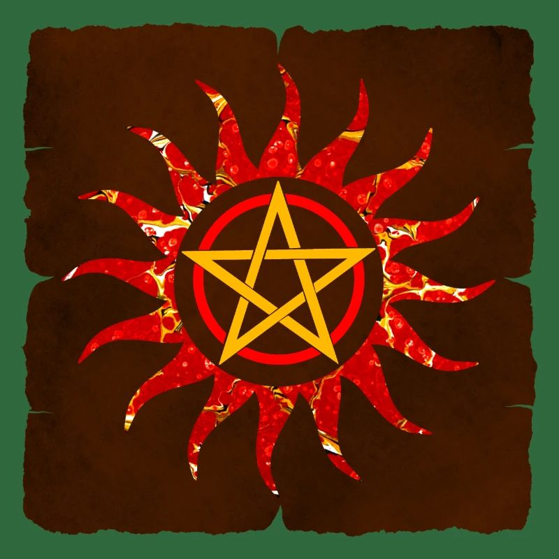 pentagramm in sonne e 232