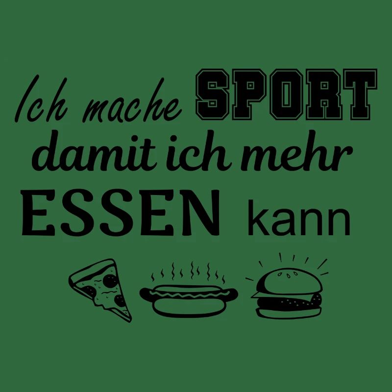 Plus de sport, plus de nourriture