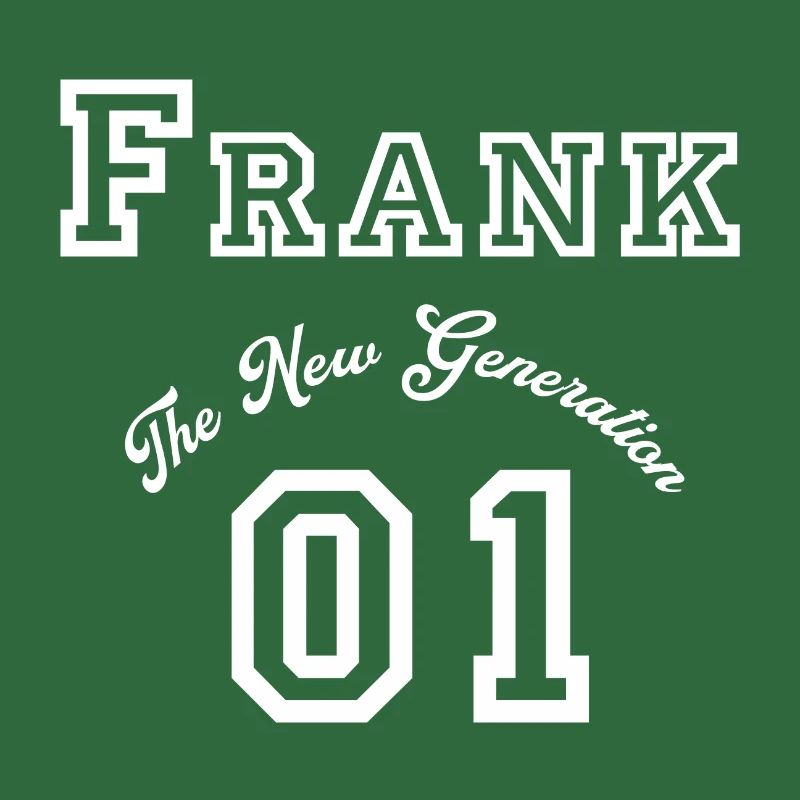 First name Frank - white