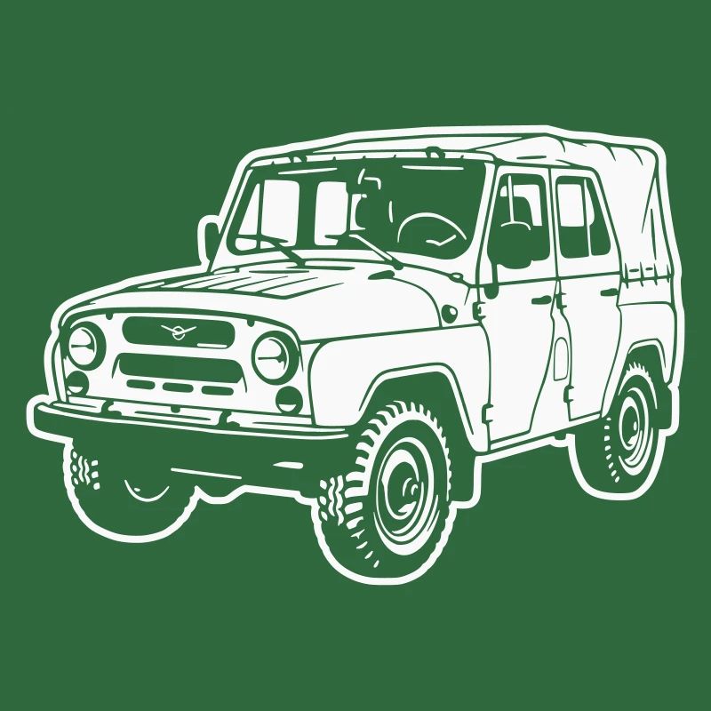 Véhicule tout-terrain UAZ (image différente)