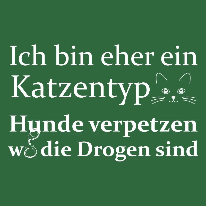 Ich bin eher ein Katzentyp (weiß)