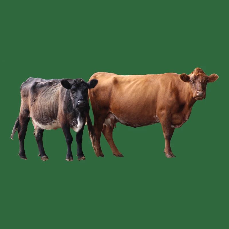 two cows