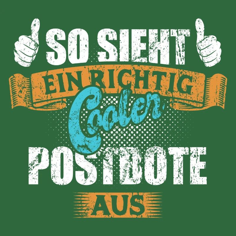 So sieht ein richtig cooler Postbote aus