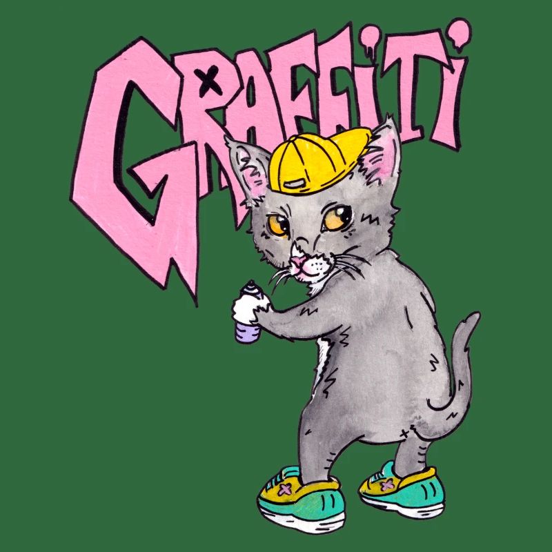 Graffiti Katze