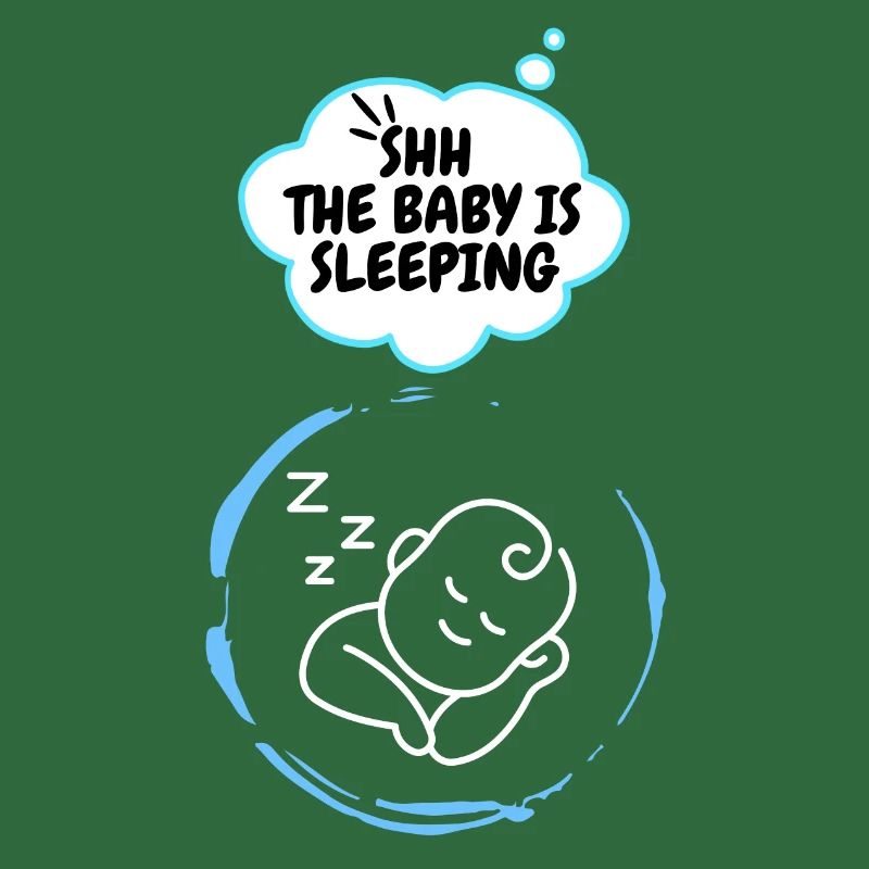 Chut! Le bébé dort | Idée d’annonce de naissance