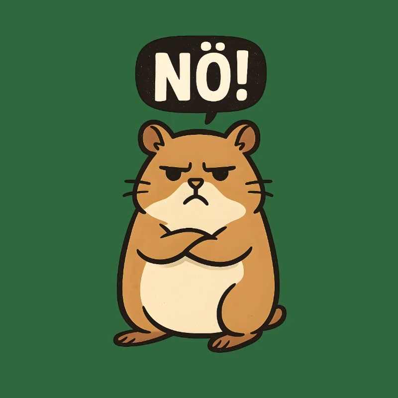 Statement Hamster Nö Einfach Nein Kein Bock