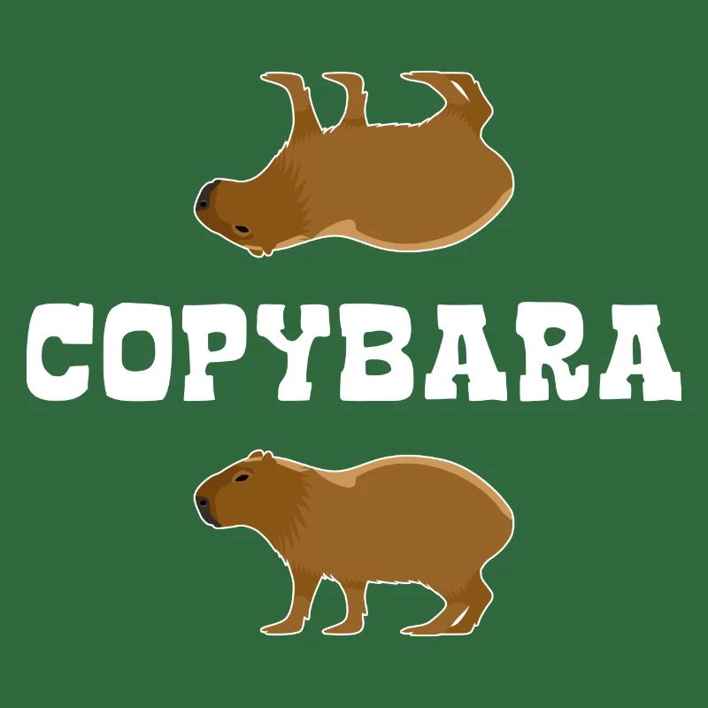 Copybara - Capybara Wortspiel - Copy Paste