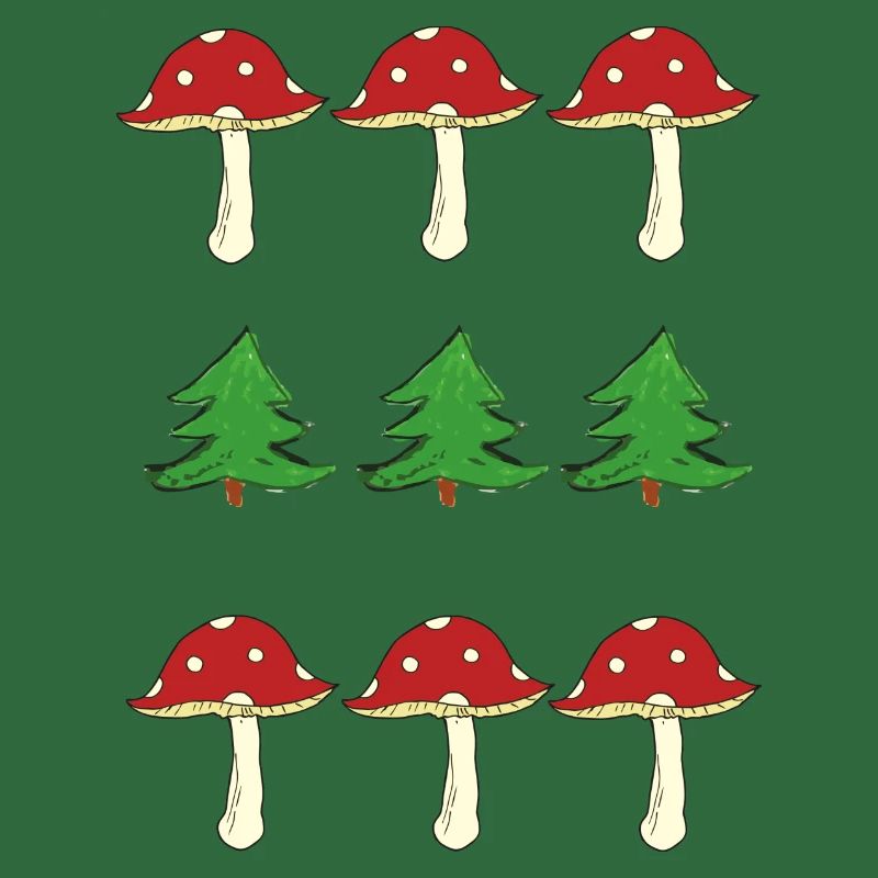 Toadstools and forest