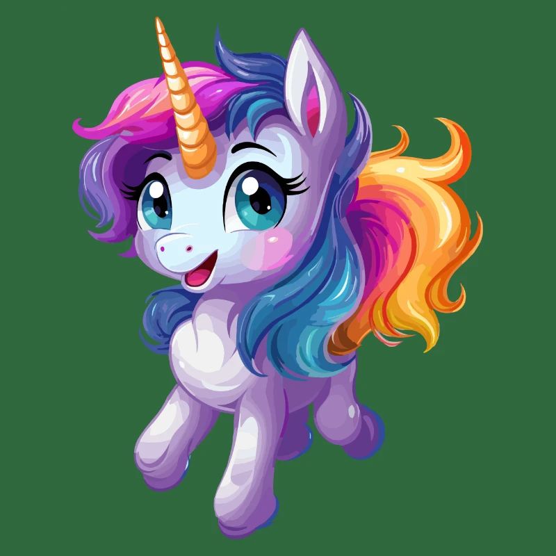 Süßes Einhorn Design