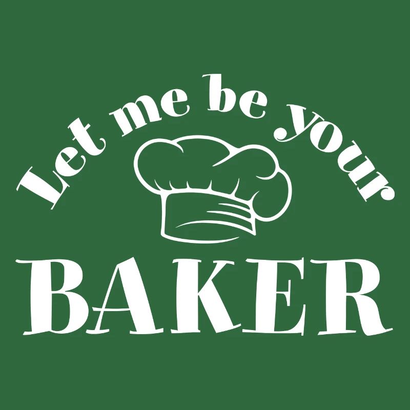 Lass mich Dein Bäcker sein mit Bäckermütze