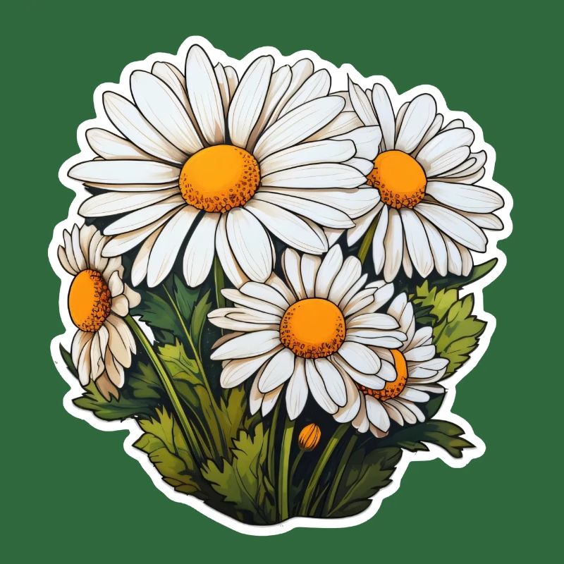 Gänseblümchen 5 Blüten