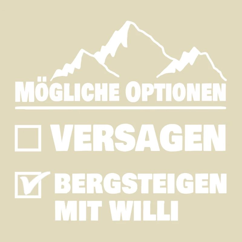 Bergsteigen mit willi oder versagen