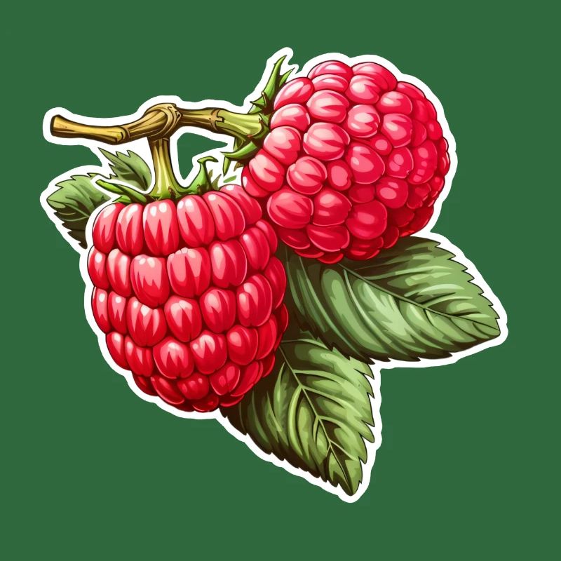 Himbeere Doppelfrucht