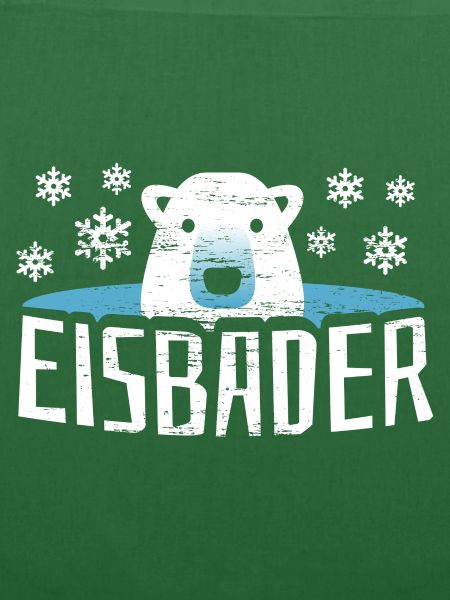 Eisbär Eisbaden Eisbad