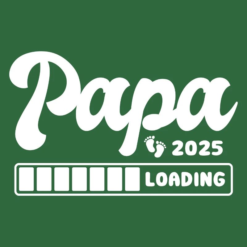 Papa 2025 loading - Schwangerschaft - Geschenk