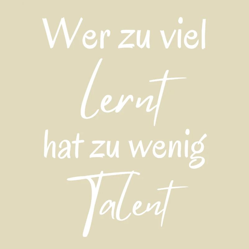 Talent oder lernen