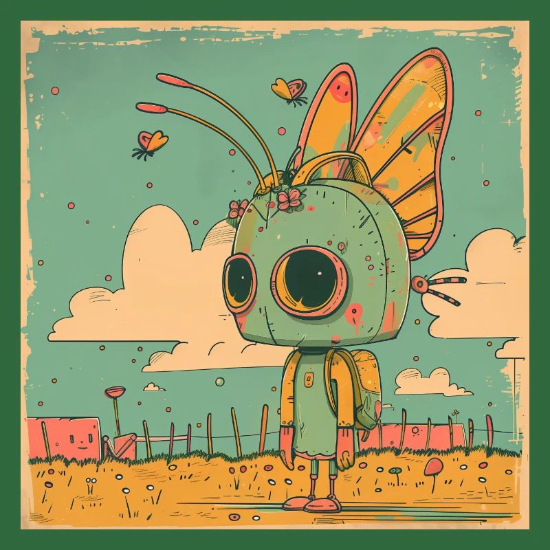 Fille robot