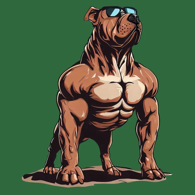 Pitbull Der Muskel