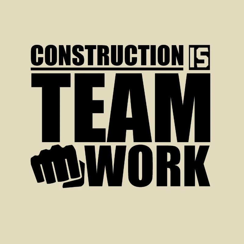Excavator Construction worker Construction site Construction worker Construction