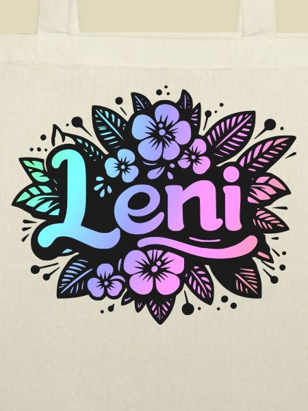 Name LENI Blumenmotiv