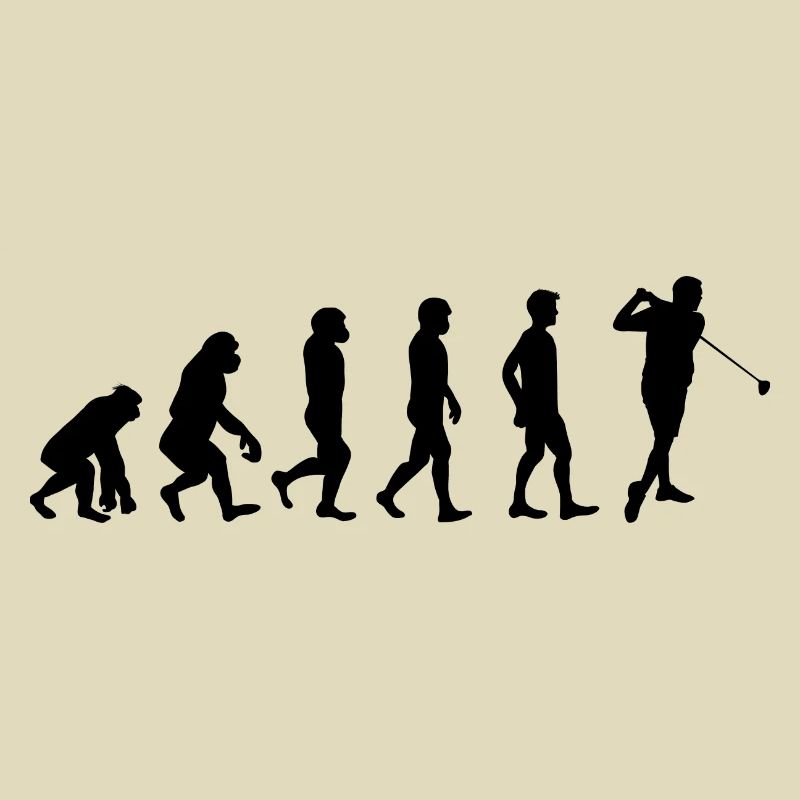 Golf Evolution Golfer Golf Papa Nachwuchsgolfer