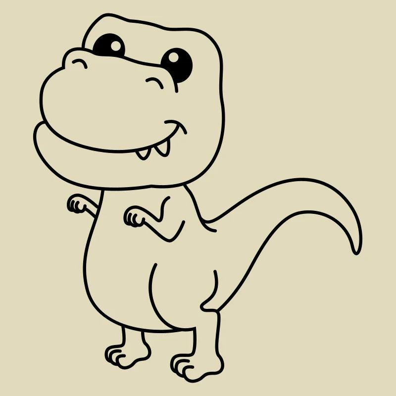 Dinosaurier T-Rex Comic