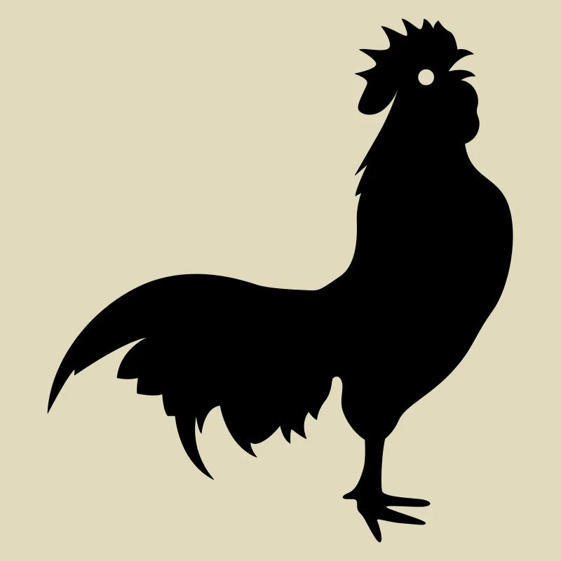 Hahn Tier silhouette