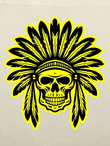 Apache Indianer Häuptling Totenkopf