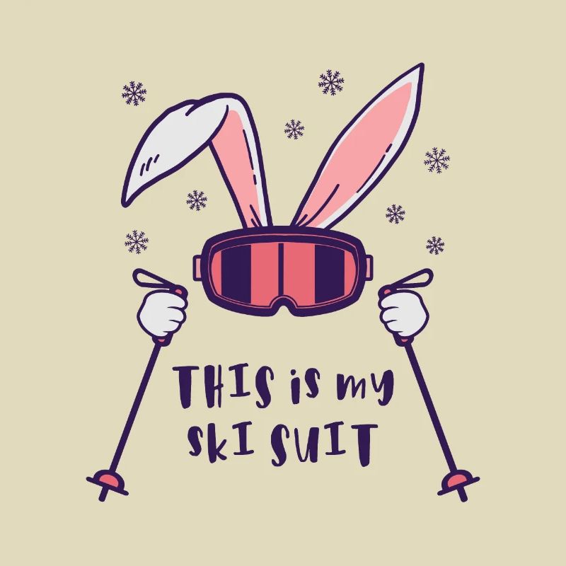 C’est ma combinaison de ski ski bunny ski bunny