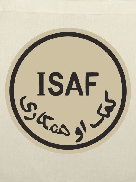 ISAF rund khaki