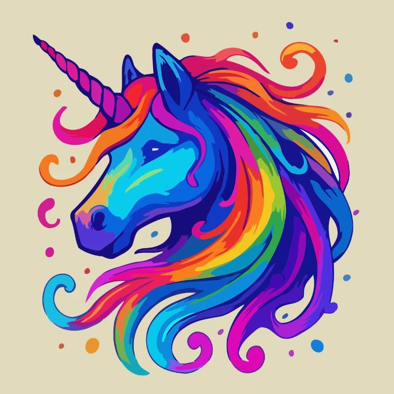Regenbogen Einhorn