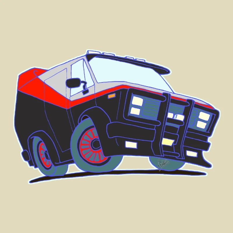 Ein Team-Van