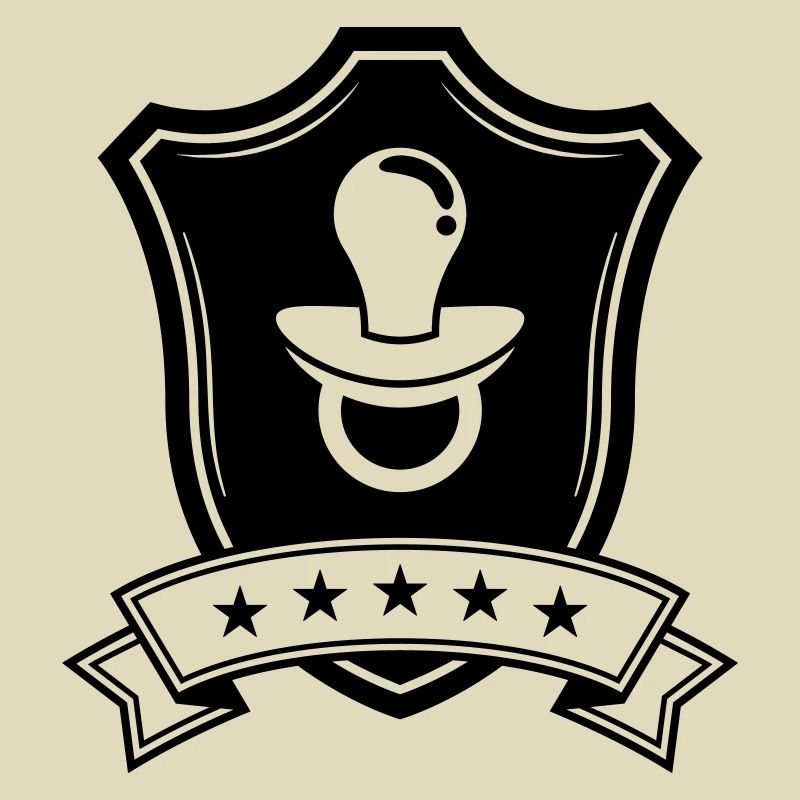 Schnuller Icon schild