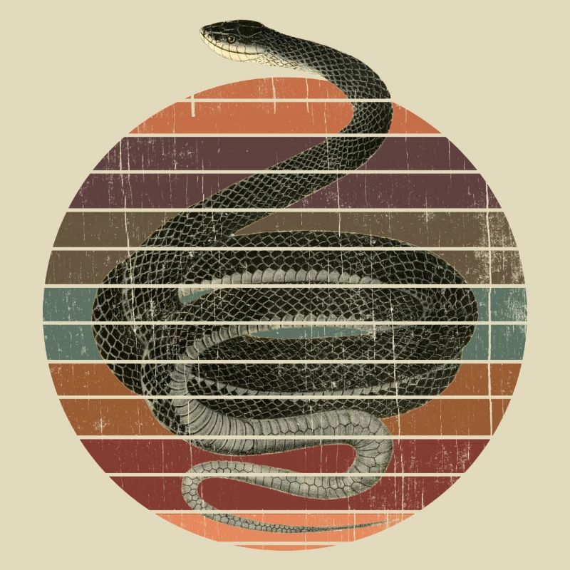 Snake Black Snake Coluber Constrictor