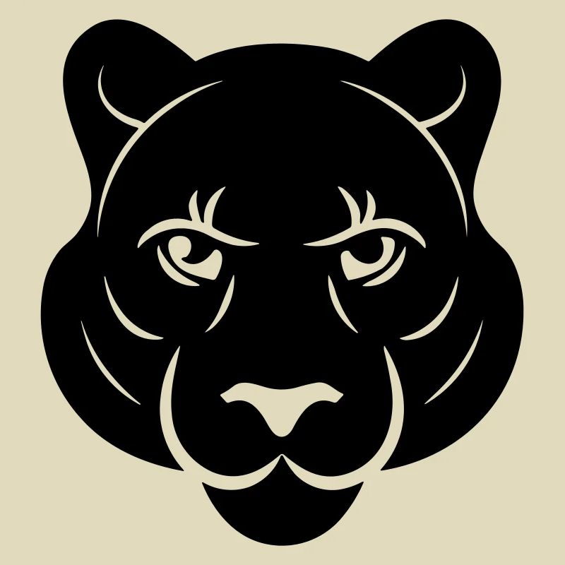 Kopf des Panthers